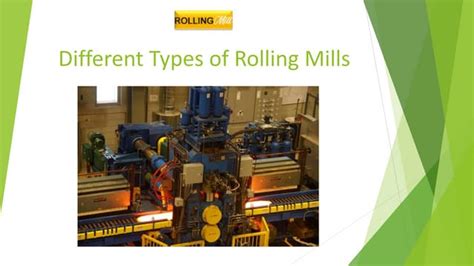 types of rolling mills pdf